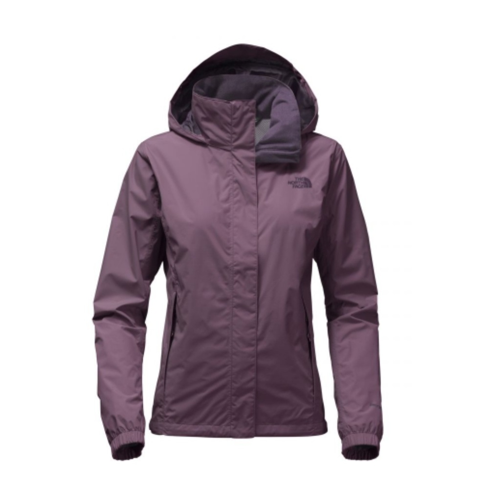 Women's North Face Resolve 2 Jacket - Black Plum